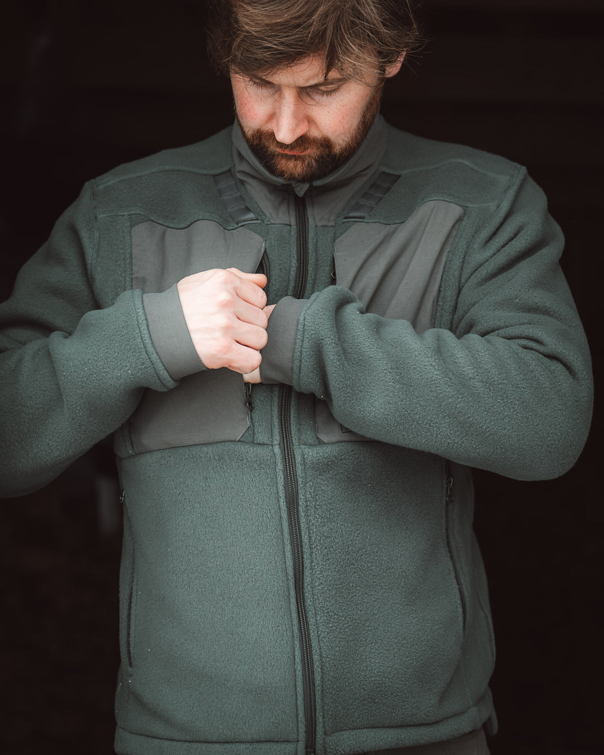 Midlayer Fleece Green